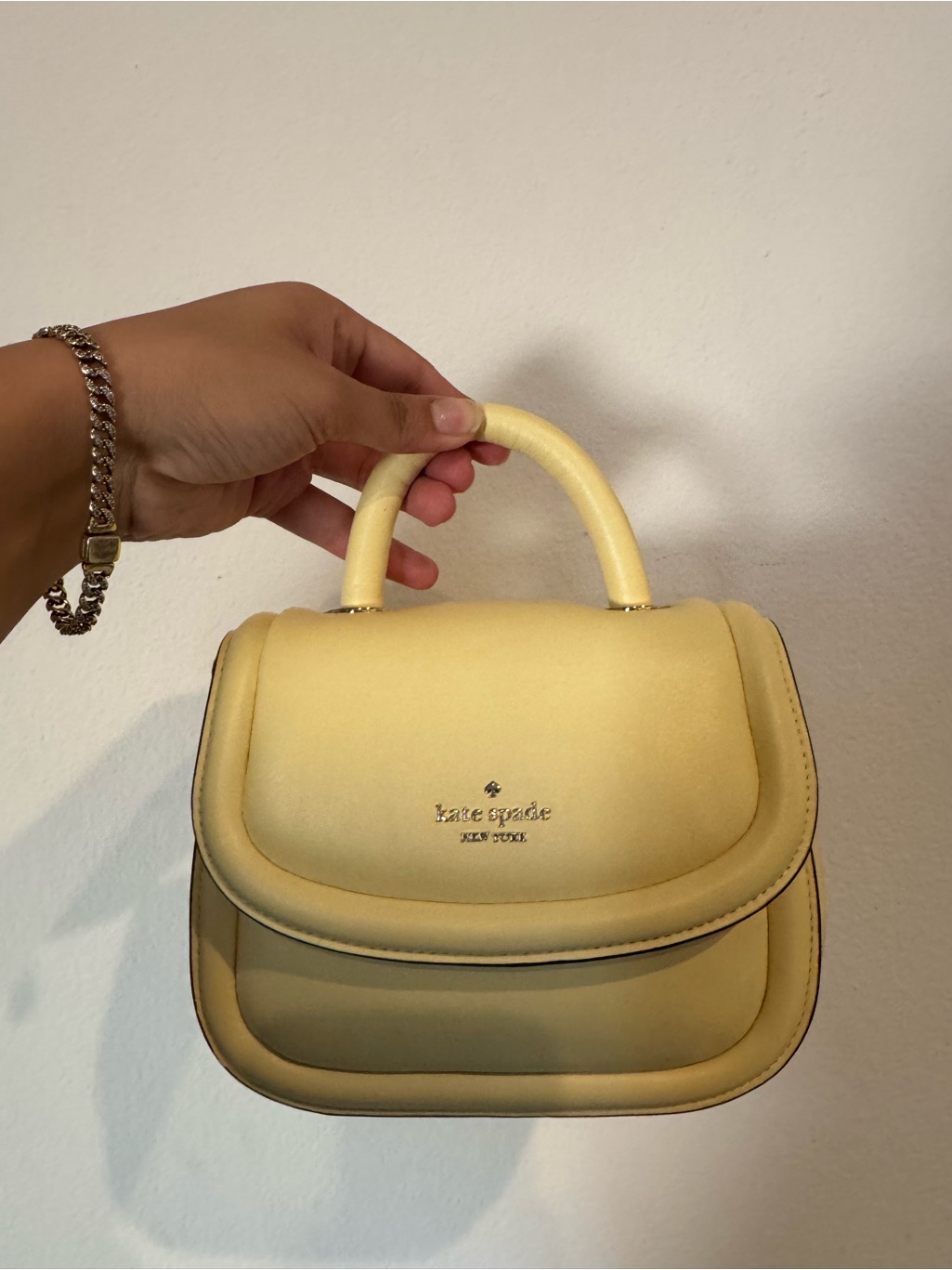 Kate Spade Small Yellow Top-Handle Mini Bag